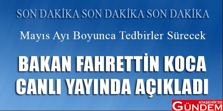 BAKAN KOCA’DAN TOPLANTI SONRASI AÇIKLAMALAR BAKAN KOCA’DAN TOPLANTI SONRASI AÇIKLAMALAR